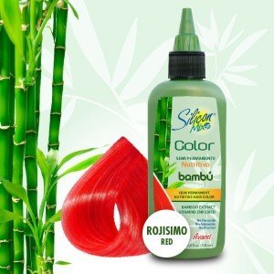 Silicon Mix 3.5 Oz Semi Permanent Nutritive Hair Color Bambu Selection!!! (Red (Rojisimo))