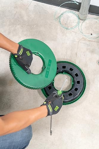 Cinta de pescado Greenlee FTXSS-240 verde extractor pasacables de acero 6