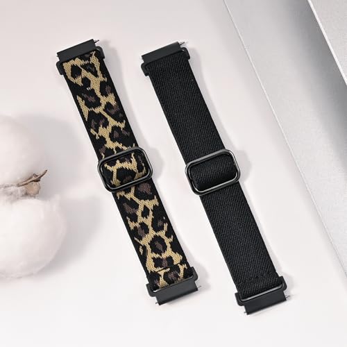 2 Pack correas de nylon para reloj 20mm compatibles Garmin miniatura 2