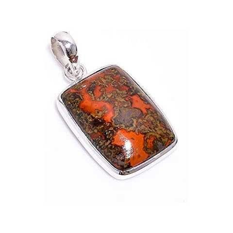Gemkora Natural Seam Agate Pendant Jewelry Cover