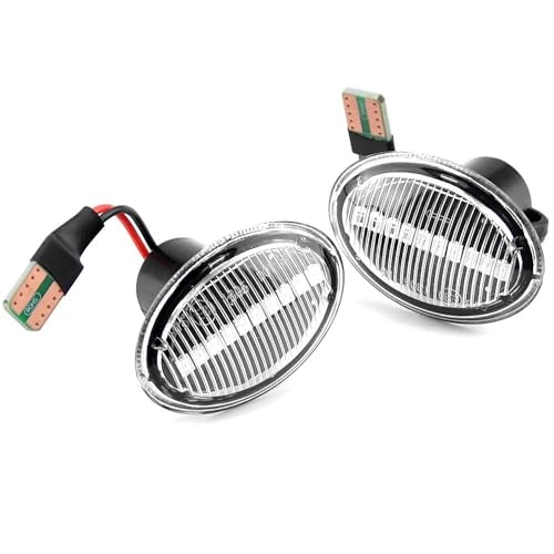 Clignotant à LED et feu latéral cristal blanc pour FIAT 500C 500L OEM 0046550560