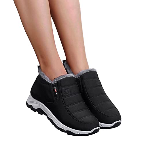 Botas de invierno para mujer, cálidas, resistentes al agua, botas de nieve, botas de invierno, botas de invierno, botas de invierno, botas de tobillo
