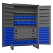 Durham JCBDLP724RDR-5295 Bin Cabinet, 78" Overall Height, 48" Overall Width, Total Number of Bins 72