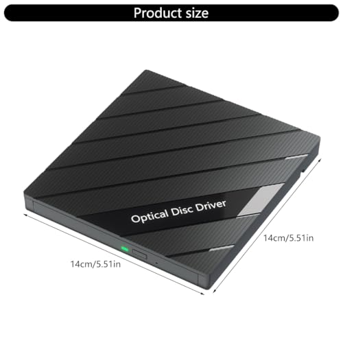 Lecteur de disques portable facile à utiliser et rapide via interface USB PC