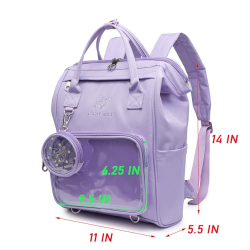Image of CHERRY SAUCE Ita Bag Pin Kawaii Cute Display Mommy Backpack for School Anime Cosplay with Insert