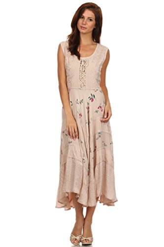 sakkas garden goddess corset style dress Sakkas Garden Goddess Corset Style Dress - Rose - L/XL