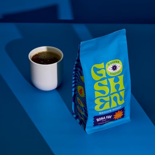 Image of Goshen Coffee Roasters Whole Bean Bona Fide Blend | Medium Roast, Brewed or Espresso | Award-Winning, Natural and Washed | Chocolate, Syrupy, Dried Berry Flavors | 5 lb Bag
