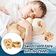 Zahnfee-Box, Hölzerne Zahn Andenkenbox Magnetischer Zahnhalter Niedliche Erste Zahn-Aufbewahrungsbox Zahnform Geburtstags-Souvenir-Geschenk für Verlorene Zähne (Gravierte Fliege)