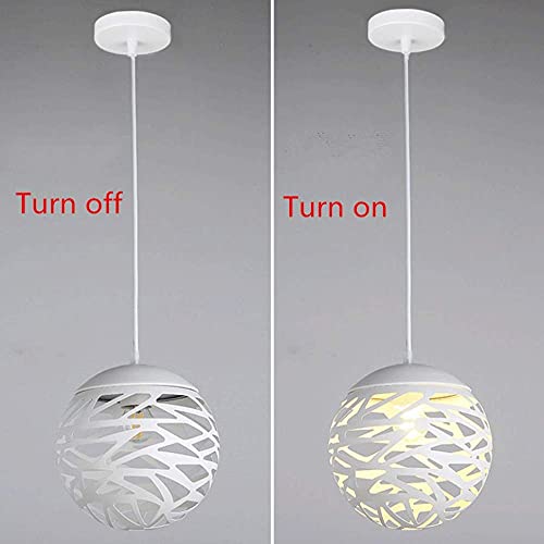 Iluminación creativa post-moderno para techos altos y decoración de comedores 4