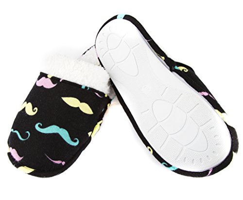 Leisureland Women's Cotton Flannel Cozy Slippers3