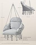 Zoom IMG-2 songmics sedia altalena amaca cuscino Zoom IMG-2 songmics sedia altalena amaca cuscino
