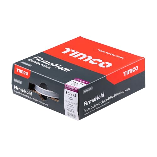 Firmahold Framing Nails to fit Paslode IM350 Nailer 2.8mm x 50,63, 75 & 90mm Clipped Trade - Nails only (3.1 x 75mm (2200 Nails))