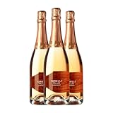 Torelló Pàl·lid Rosé Pinot Negro Brut Corpinnat 75 cl Espumoso rosado (Caja de 3 Botellas de 75 cl)