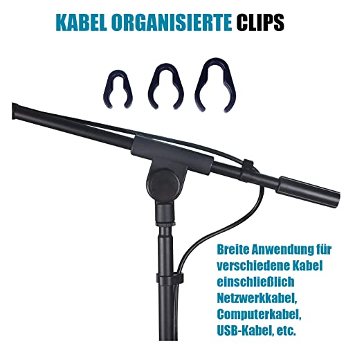 GLEAM Mikrofonständer - Dreibeiniger Mikrofonständer mit Tragetasche (Stativ)