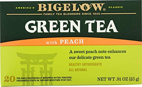 Image of Bigelow Tea, 20 Bags - Green Peach (3 Pack)