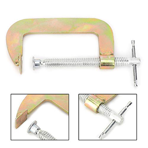 NDNCZDHC 5in to 12in C Clamp, Carbon steel G Clamp for Woodworking Welding Fixture Hand Grip Carpenter Tool (10 Inch)