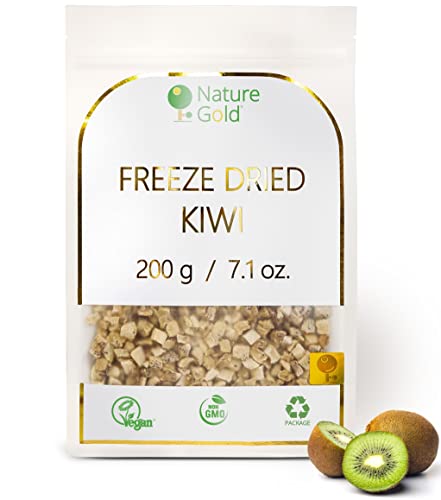Cubos de Kiwi Liofilizados | 200g | 100% Natural & Vegano | Sin GMO | Sin Azúcar y Sin Aditivos ~*~ Cover