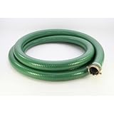 PVC Water Suction Hose Color: Green, Diameter / Length: 4' / 25'