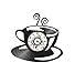 Vinyl Record Clock - Records for Wall - Vinyl Wall Decor - Kitchen Clock - Coffee Decor - Barista Clock - Latte Clock - Wall Clock