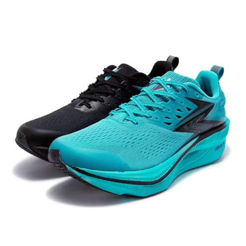 361° Flame 3ET Running Shoes for Men Wide Foot Sneakers Lightweight,Breathable,Cushion,Carbon Plate Running Shoes for Professional Race,Marathon Training Shoes,Zapatillas para Hombres profesionales