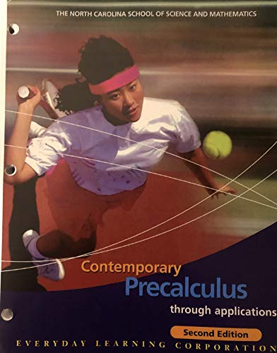 Contemporary Precalculus through Applications, Student Edition