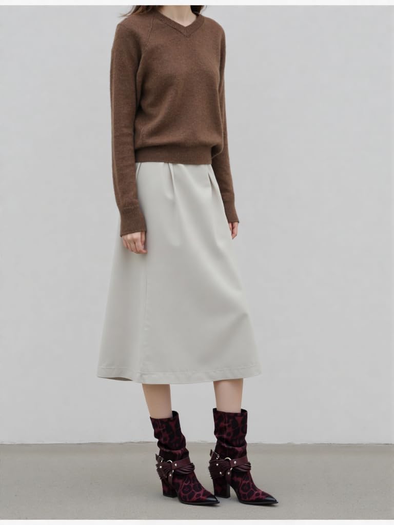 Cowboy Boots for Women Slouchy Cowgirl Ankle Boots Pull On Chunky Heel Biker Boots Ankle Bukle Western Booties Trundy Short Country Cowboy Boots