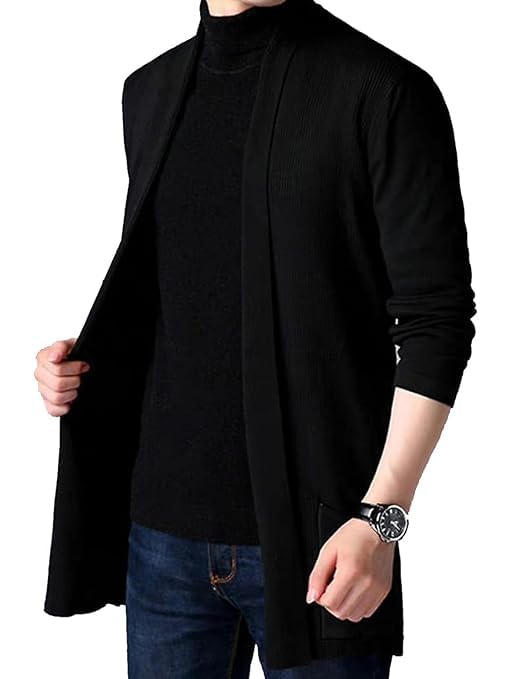 Image of Men's Shrug | Premium Cotton Blend Fabric | Stylish and Comfortable Wardrobe Essential