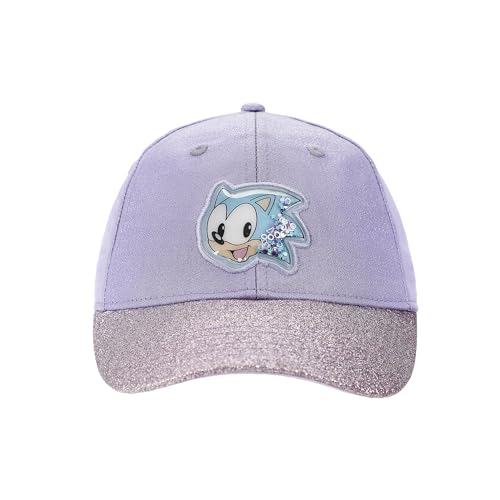 Sonic The Hedgehog Shake Glitter Patch Youth Purple Sparkle Traditional Adjustable Hat2