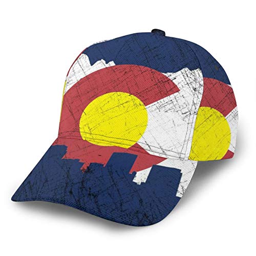 Boys girls Neck Gaiter Dust & UV Sun-Protection Face Cover for Sport & Outdoor, Moisture Wicking Breathable, Bandanas Flag Of Colorado In Vintage Retro Style Headband