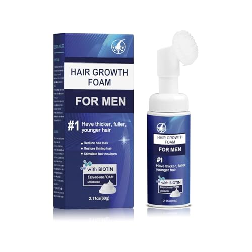 Hair Growth Foam Men Foam Stimulates Hair Growth Hairs Growth Serum for Men and Women Revitalise Hair and Beard Regrowth Moisture Serum Against Hair Loss