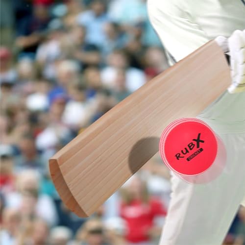 Image of RUBX PVC T-20 Practice Cricket Wind Balls 110g Pack of 3, Standard Size, Suitable for Training & Casual Play (Multicolor 2)