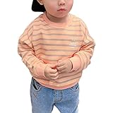 [taco store] (タコストア) 長袖 T シャツ トレーナー 癒し カラー の ボーダー デザイン で 兄弟 コーデ が叶う 80 オレンジ