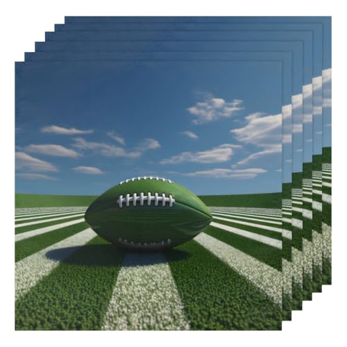 Servilletas de Tela Rugby Multicolor Set x6 50.5x50.5 cm miniatura 1