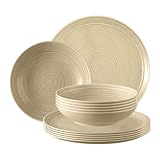 Porcellana di alta qualità: realizzata in materiale durevole che con un rilievo a spirale offre una sensazione eccezionale ed eleganza visiva.