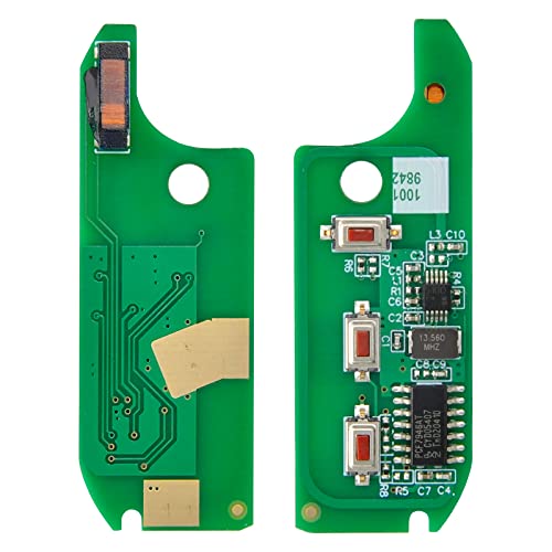 Chiave a distanza dell'automobile per Fiat 500 Doblo Qubo Grande Punto 2006-2013 Delphi BSI System 433 Mhz CHIEDERE PCF7946 Sostituire Chiave intelligente