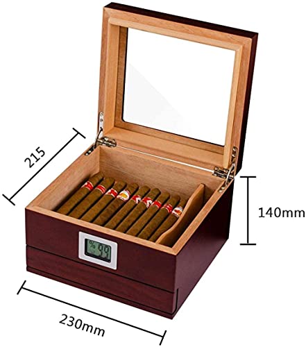 Sigarendoos Sigaar Opslag Houten Doos, Cederhout Humidor Sigaar Opbergkast Tabaksdoos - Image 3