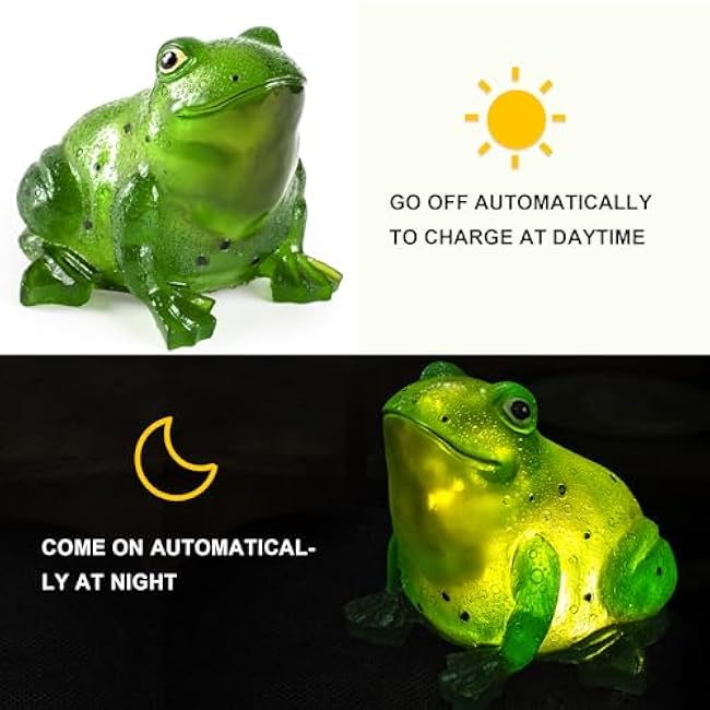 TIJNN Solar Frog Lights Decorative Lighting