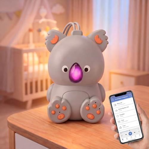 White Noise Machine for Baby with Bluetooth Speaker...