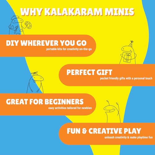 Image of Kalakaram Mini DIY Planter Making Craft Kit | DIY on the go | Perfect for Gifting | Birthday Gifting | Return Gift for Parties | Kids Aged 4,5,6,7