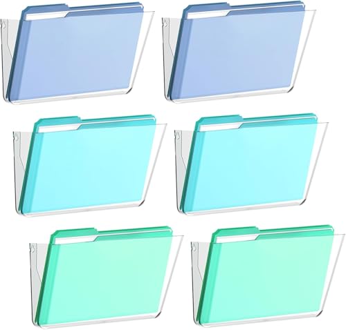 Porte-documents mural acrylique transparent SUPEASY pour ranger le courrier