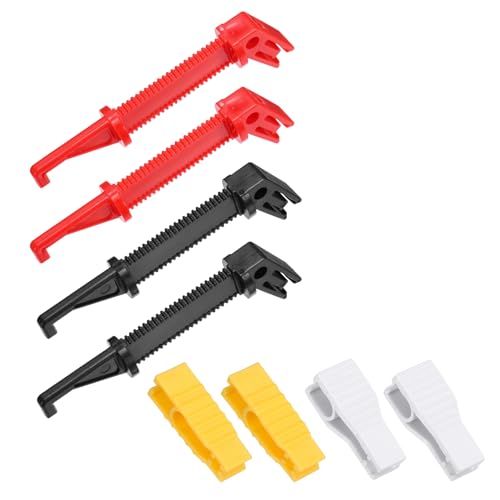 MECCANIXITY 8Pcs Fuse Puller Tool, 3 Size Plastic Car Fuse Removal Tool, Automotive Fuses Insertion Clip Extraction Tools for Car Motorcycle Truck Fuses Replacement, 4 Colors
