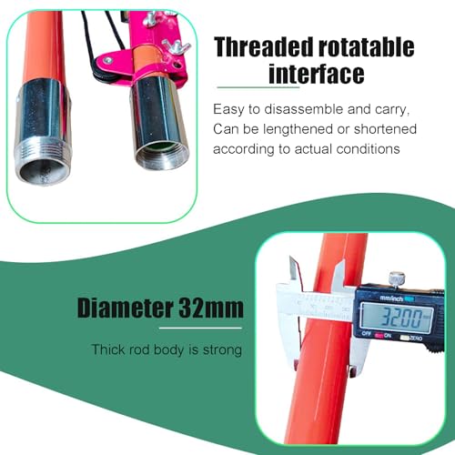 Branch Pruner Cutter, Telescopic High Branch Pruning Saw, with Scissors and Gloves, Lightweight and Sturdy, Adjustable Length, Garden Tree Pruner, for Forestry, Lawn, Garden Branch Trimming Cutting - Image 2