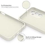 Yisica Silicone Case for Samsung Galaxy A14 Case, Silky-Soft Touch Gel Rubber Cover, Full Protective Shockproof Liquid Bumper Cover for Samsung Galaxy A14 White - Image 4