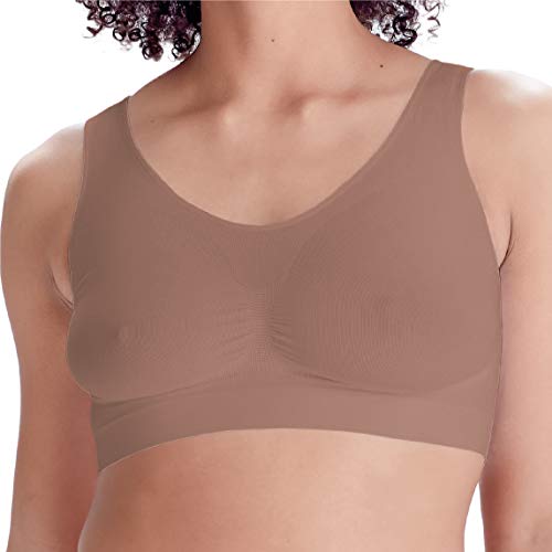 Pretty Polly Women's Eco Wear Seamfree Comfort Bra, Brown (Cinnamon), Medium/Large (Us 10-14) #TOP11