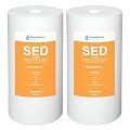 AquaWeaver 5 Micron 10" x 4.5" Whole House Sediment Home Water Filter Replacement Cartridge for RFC-BBSA, AP810, DGD-5005,AP817,RFC-BBSA, Culligan WH-HD200-C,HD-950A, SED-154, 2PACK