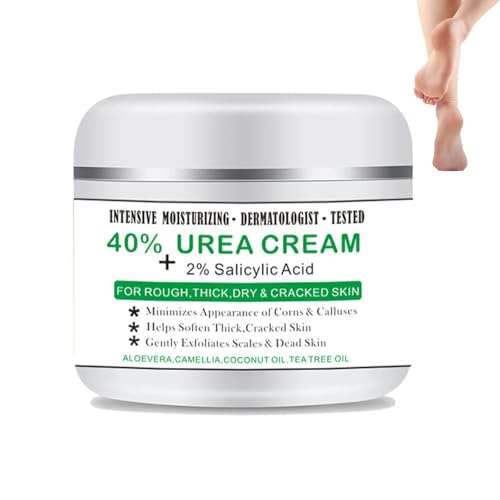 Harnstoffcreme Fr Haut Harnstoffcreme 40% Mit Salicylsure & Aloe Vera   150 G, Gegen Hornhaut, Fr Fe & Hnde, Schnell Einziehend  Hornhautentferner Creme