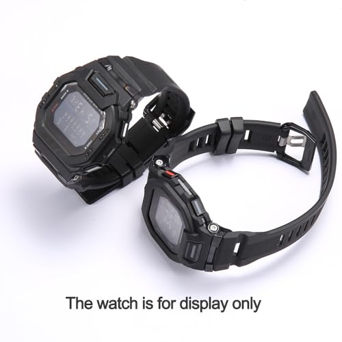 Correa de reloj impermeable compatible con Casio GBD200 Square de alta resina 6