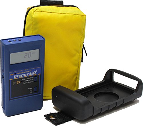 Radiation Alert SEI Inspector Extreme USB Handheld Digital Radiation Detector with LCD Display and Protective Boot