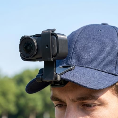 Image of ZORBES Camera Backpack Clip for DJI Osmo Nano, 360 Rotation Horizontal Vertical Quick Release Mount Hat Camera Clip for Backpack Compatible with DJI Nano Accessories