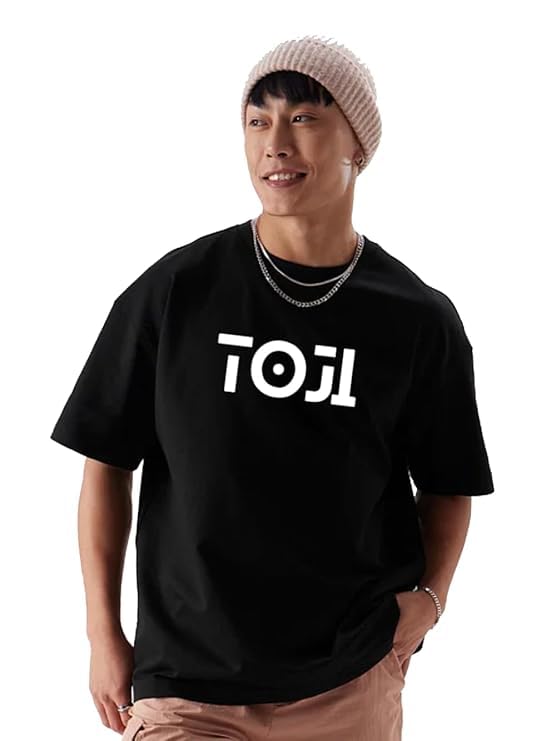 Image of Moonshine Anime Jujutsu Kaisen Oversized Black Loose Baggy Fit Drop Shoulder Half Sleeves Pure 100% Cotton Heavy Premium Fabric TOJI T-Shirt for Men